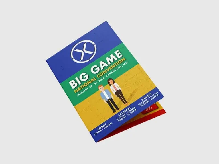 XO Folded Brochure — Print